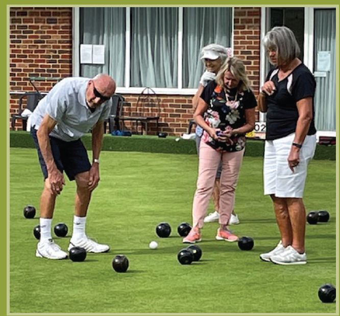 playing bowls